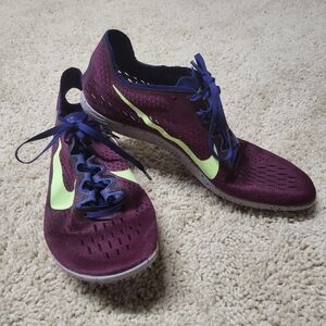 Nike Running Zoom Matumbo 3 Women's Size 10 Distance Track Spike Purple Shoes